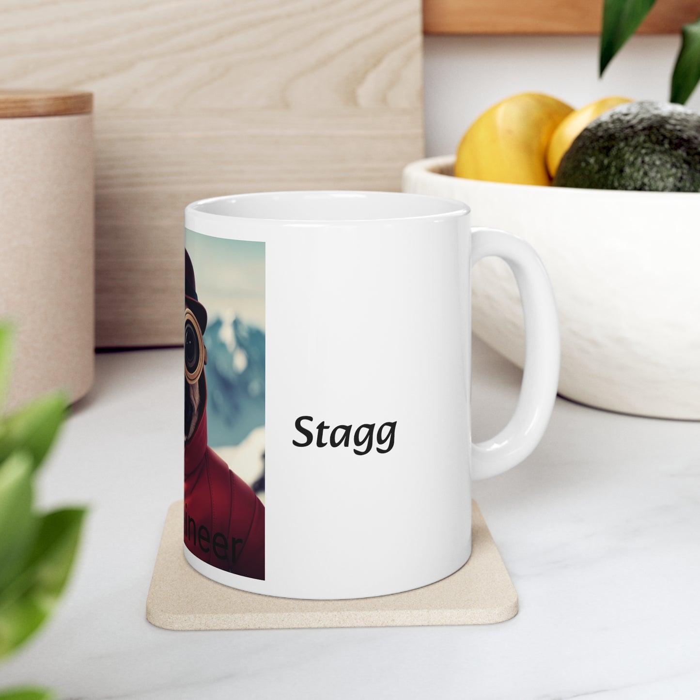Pug Mugs, Ceramic mugs, gift mugs