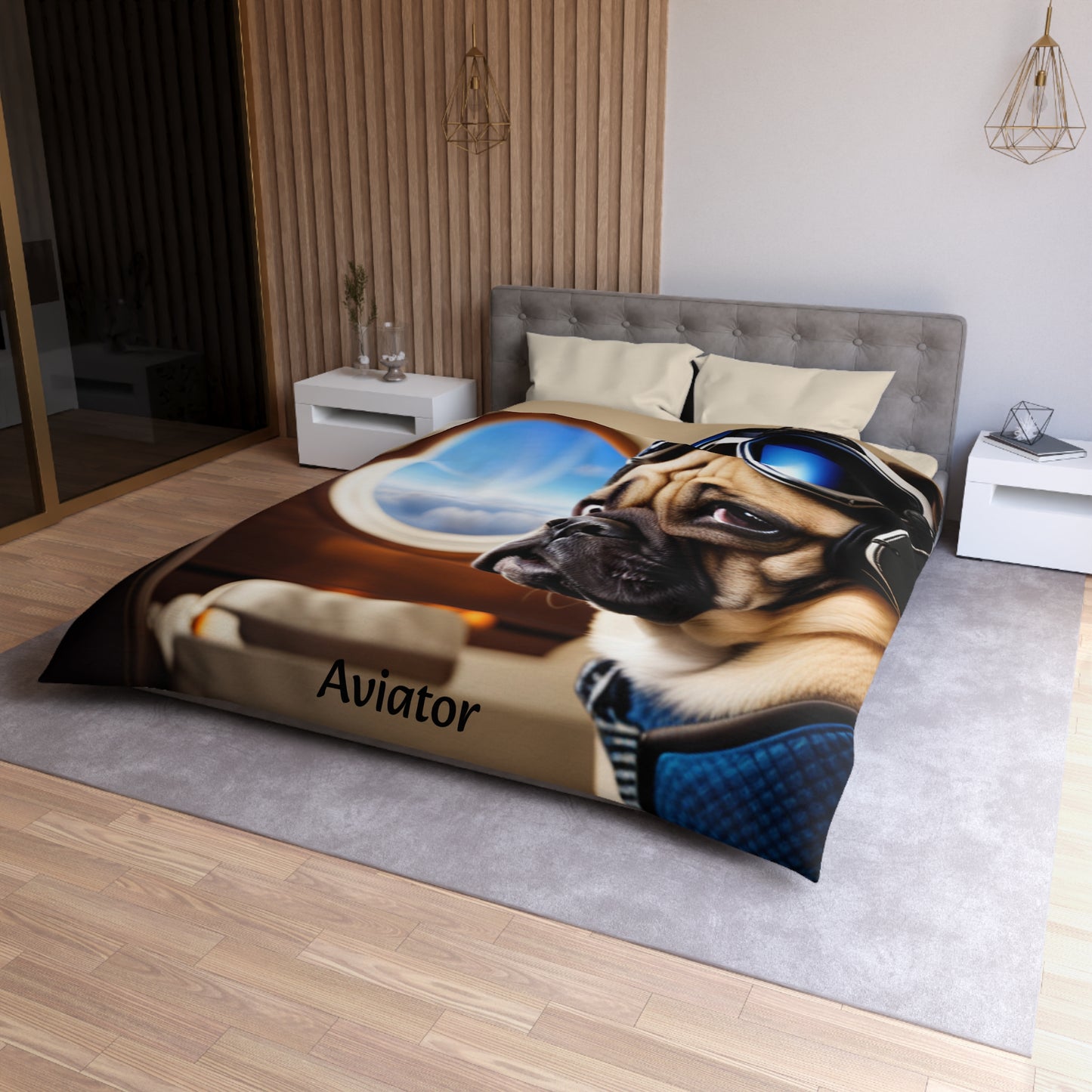 Microfiber Duvet Cover/ Aviator