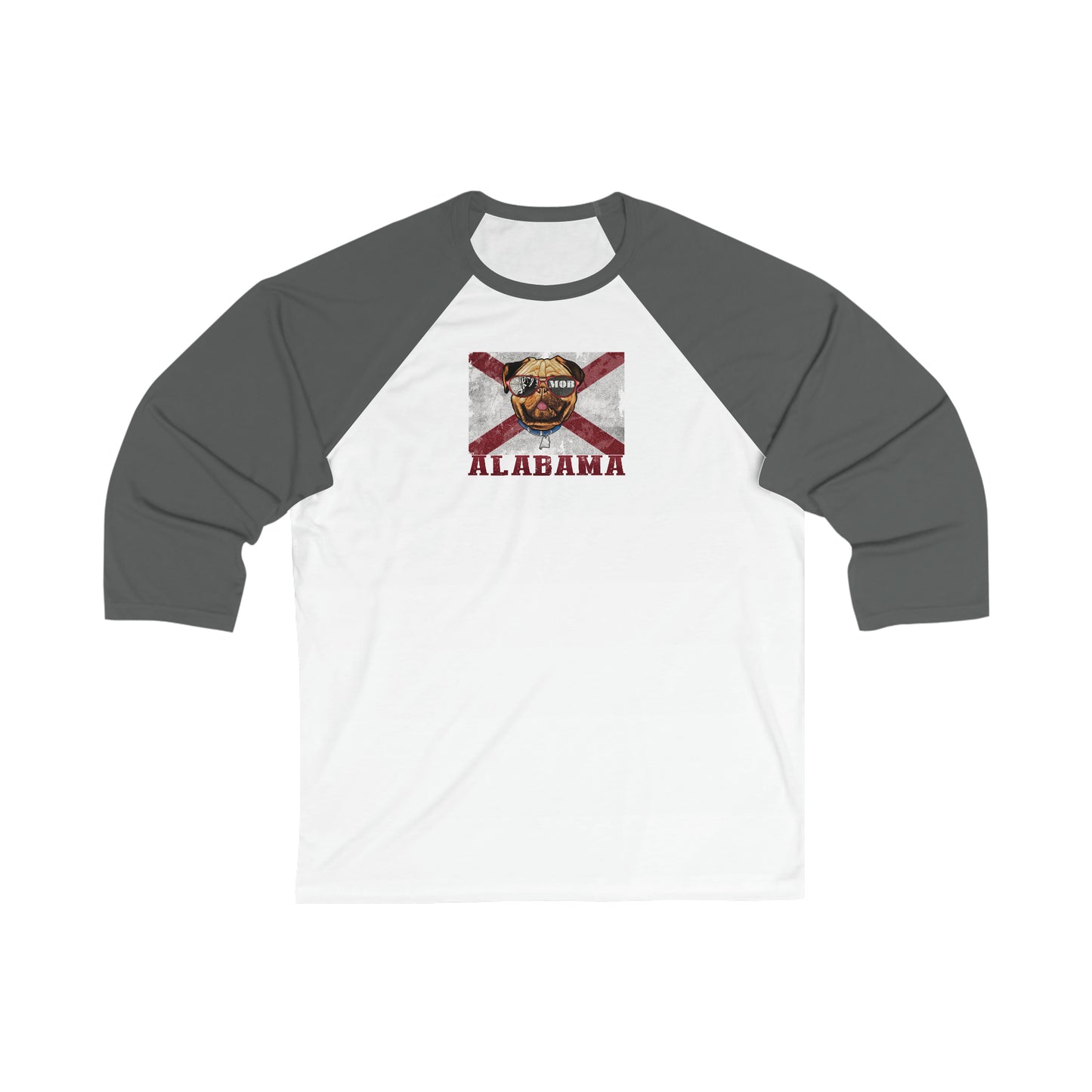 Unisex 3\4 Sleeve Baseball Tee/ OG MOB
