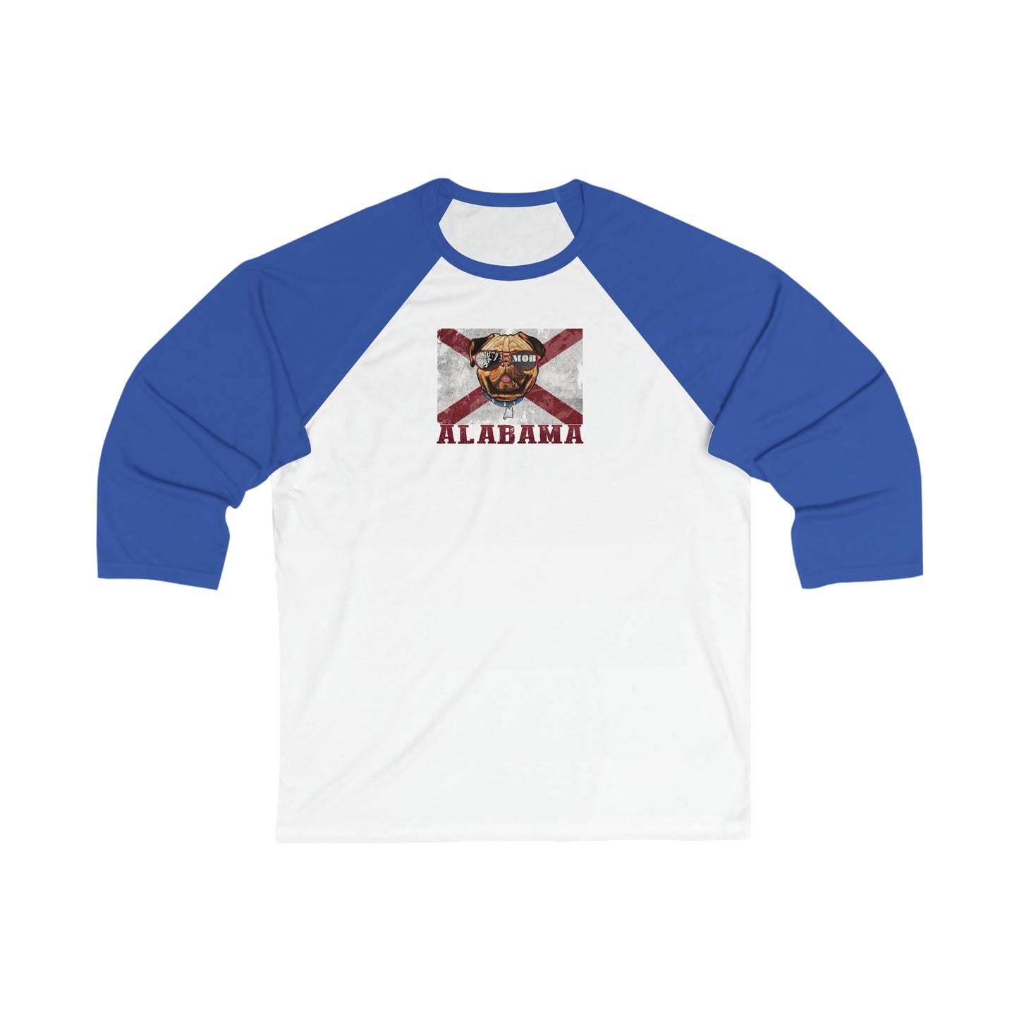 Unisex 3\4 Sleeve Baseball Tee/ OG MOB