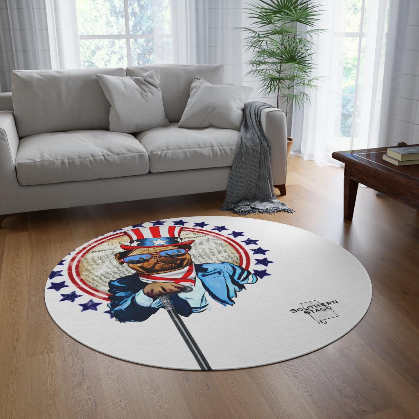 Round Stagg Rug